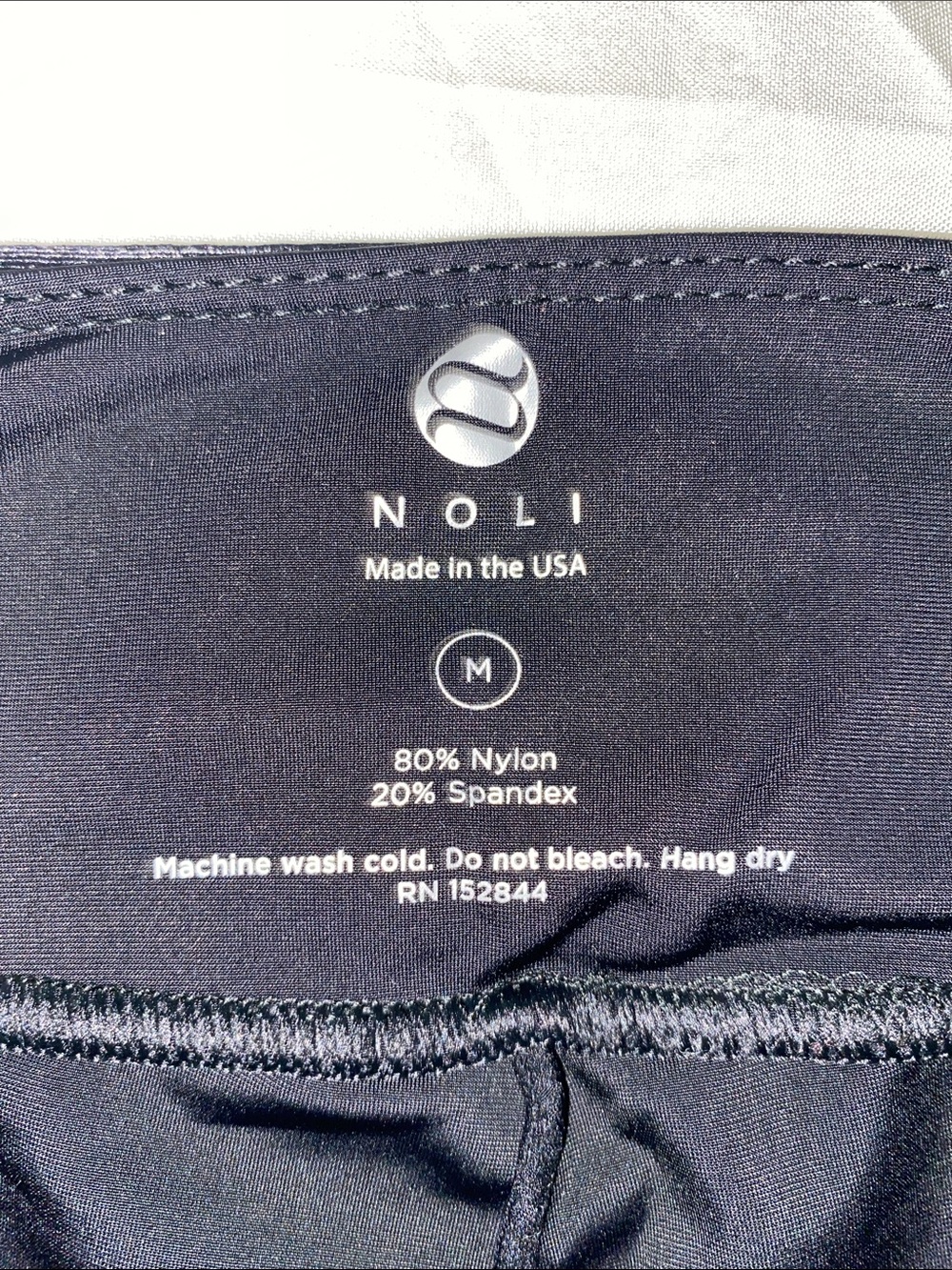 Noli Black Faux-Leather Bike Shorts - Picture 3 of 3